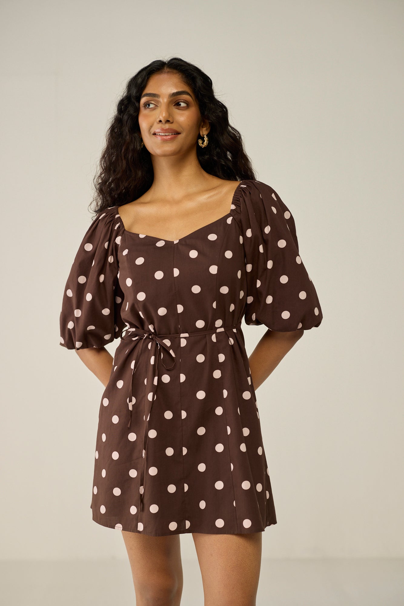 Polka Dot Mini Dress