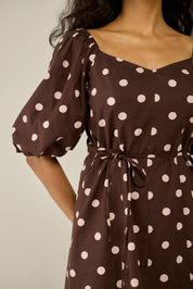 Polka Dot Mini Dress
