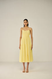 Yellow Midi Dress