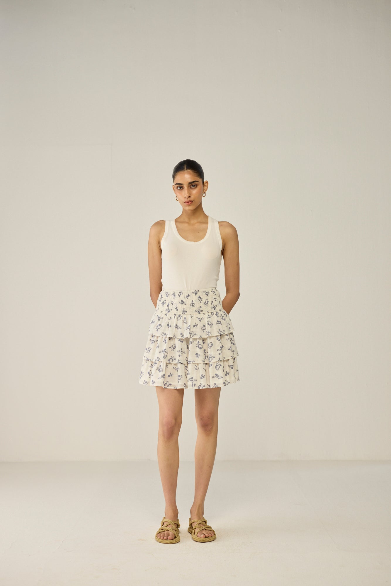 Mini Tiered Skirt