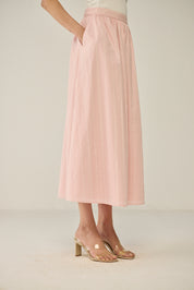 Striped maxi skirt