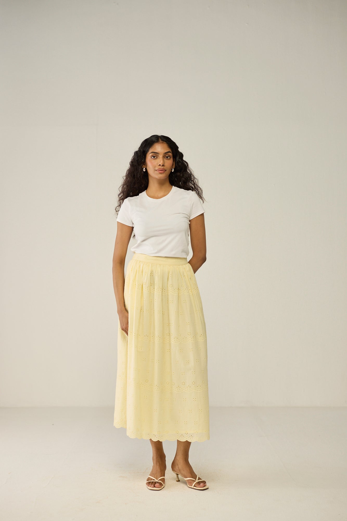 Yellow Maxi Skirt