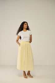 Yellow Maxi Skirt