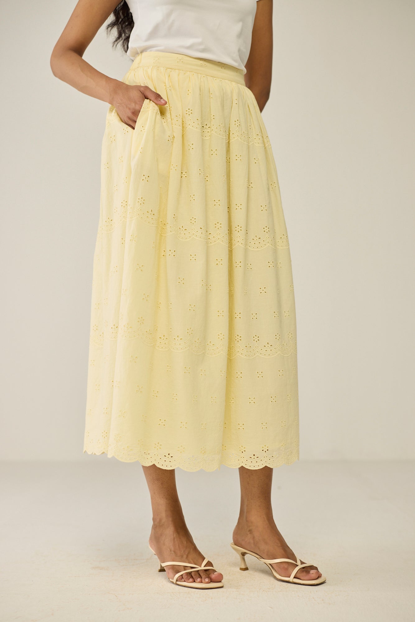 Yellow Maxi Skirt