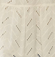 Schiffly tie-up blouse